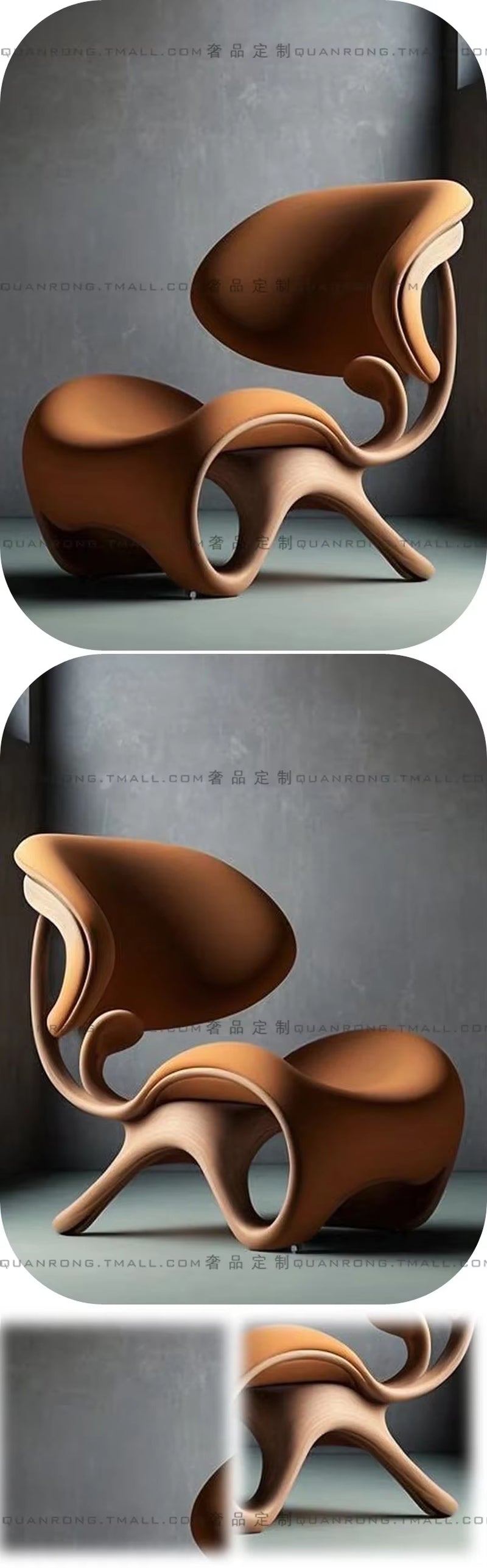 Italian Lounge Chair Modern Wabi Single Special-Shaped Creative Designer Sofa Chair