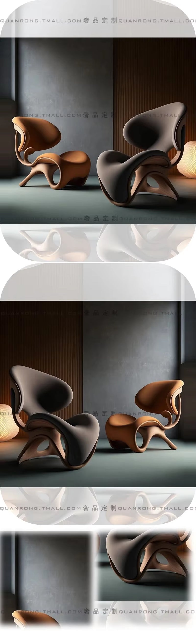 Italian Lounge Chair Modern Wabi Single Special-Shaped Creative Designer Sofa Chair